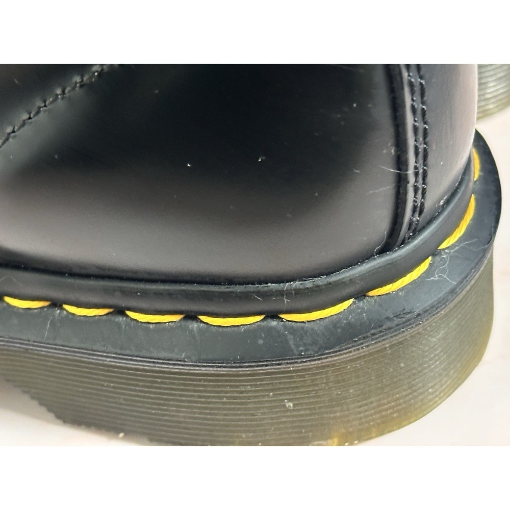 Dr. Martens Women's 1460W Original Smooth Leather Lace Up Boots - Black, Size 7 - Picture 7 of 16